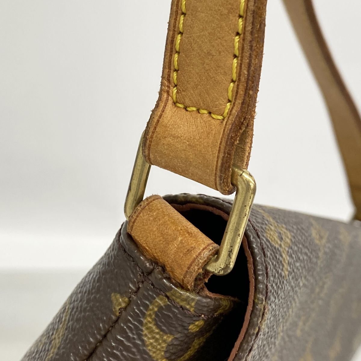 Louis Vuitton Shoulder Bag Monogram Musette Tango Short Strap Brown — view 8