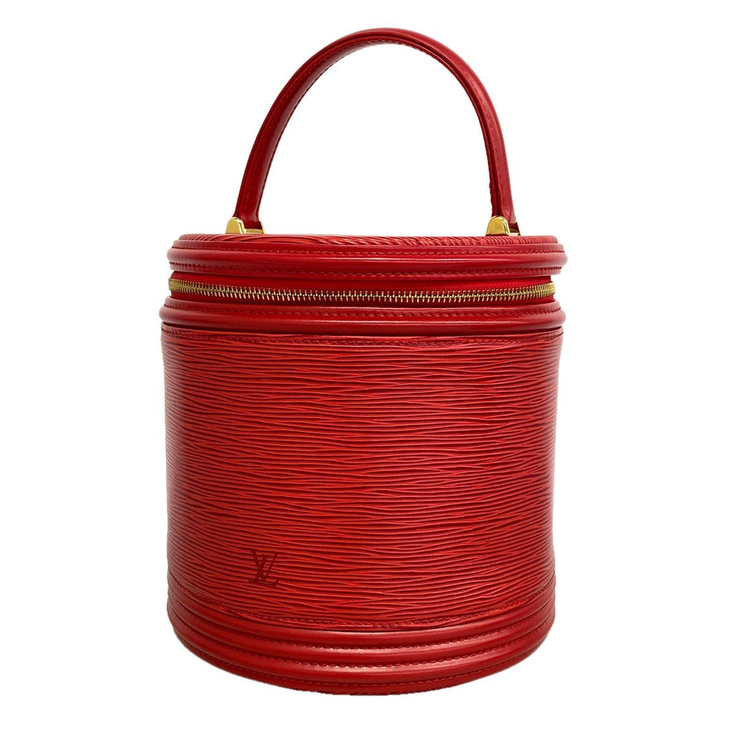 Louis Vuitton Handbag Epi Cannes Castilian Red