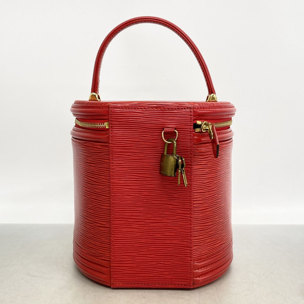 Louis Vuitton Handbag Epi Cannes Castilian Red — view 8