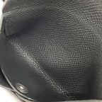 Hermes Coin Purse Calvi Duo Veau Epsom Black Silver — view 3