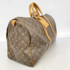 Louis Vuitton Boston Bag Monogram Keepall 50 Brown — view 2