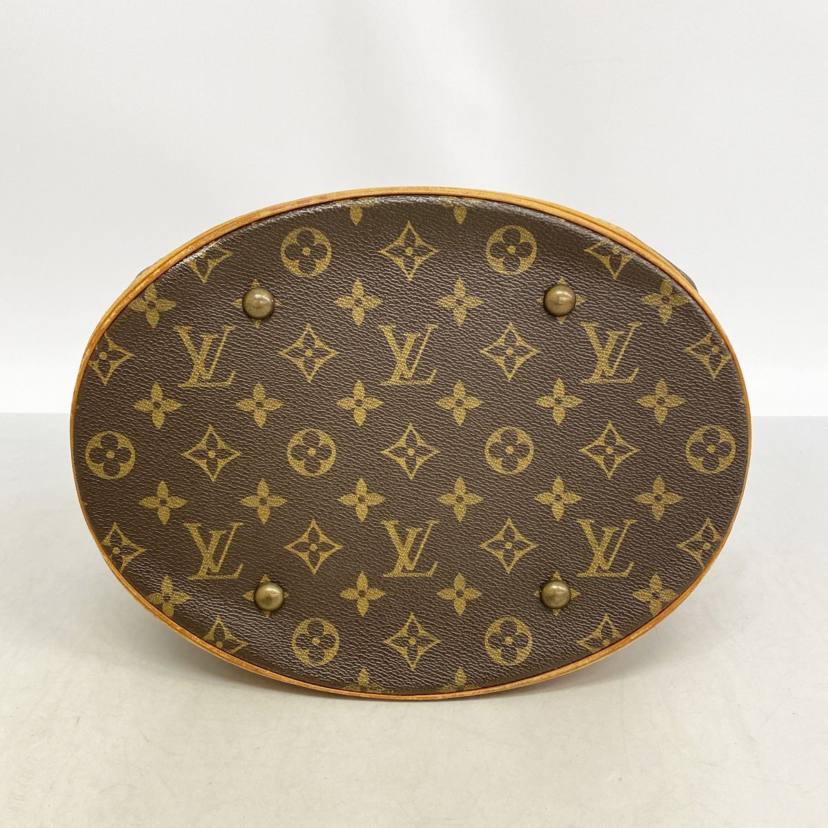 Louis Vuitton Tote Bag Monogram Bucket GM Brown — view 3