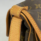 Louis Vuitton Shoulder Bag Monogram Saumur 30 Brown — view 7