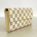 Louis Vuitton Wallet Damier Azur Portefeuille Sarah White — view 2