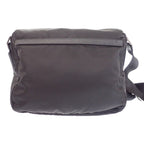 Prada Re-Nylon Shoulder Bag Nylon Black Silver — view 3