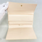 Louis Vuitton Trifold Wallet Vernis Porte Tresor International Marshmallow Pink — view 3