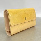 Louis Vuitton Trifold Wallet Vernis Porte Tresor International Marshmallow Pink — view 2