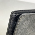 Louis Vuitton Wallet Damier Graphite Portefeuille Brazza Black Gray Vintage — view 6
