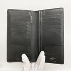 Louis Vuitton Wallet Damier Graphite Portefeuille Brazza Black Gray Vintage — view 3