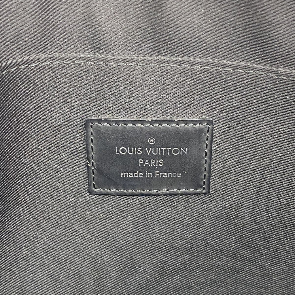 Louis Vuitton Clutch Damier Graphite Pochette Jules GM Black Gray Christopher — view 5