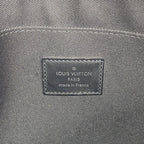 Louis Vuitton Clutch Damier Graphite Pochette Jules GM Black Gray Christopher — view 5