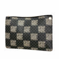 Louis Vuitton Clutch Damier Graphite Pochette Jules GM Black Gray Christopher