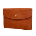 Louis Vuitton Clutch Epi Montaigne Kenya Brown