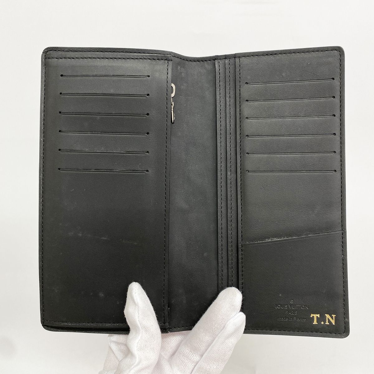 Louis Vuitton Wallet Damier Infini Portefeuille Brazza Onyx — view 3