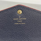 Louis Vuitton Wallet Monogram Empreinte Portefeuille Sarah Marine Rouge — view 4
