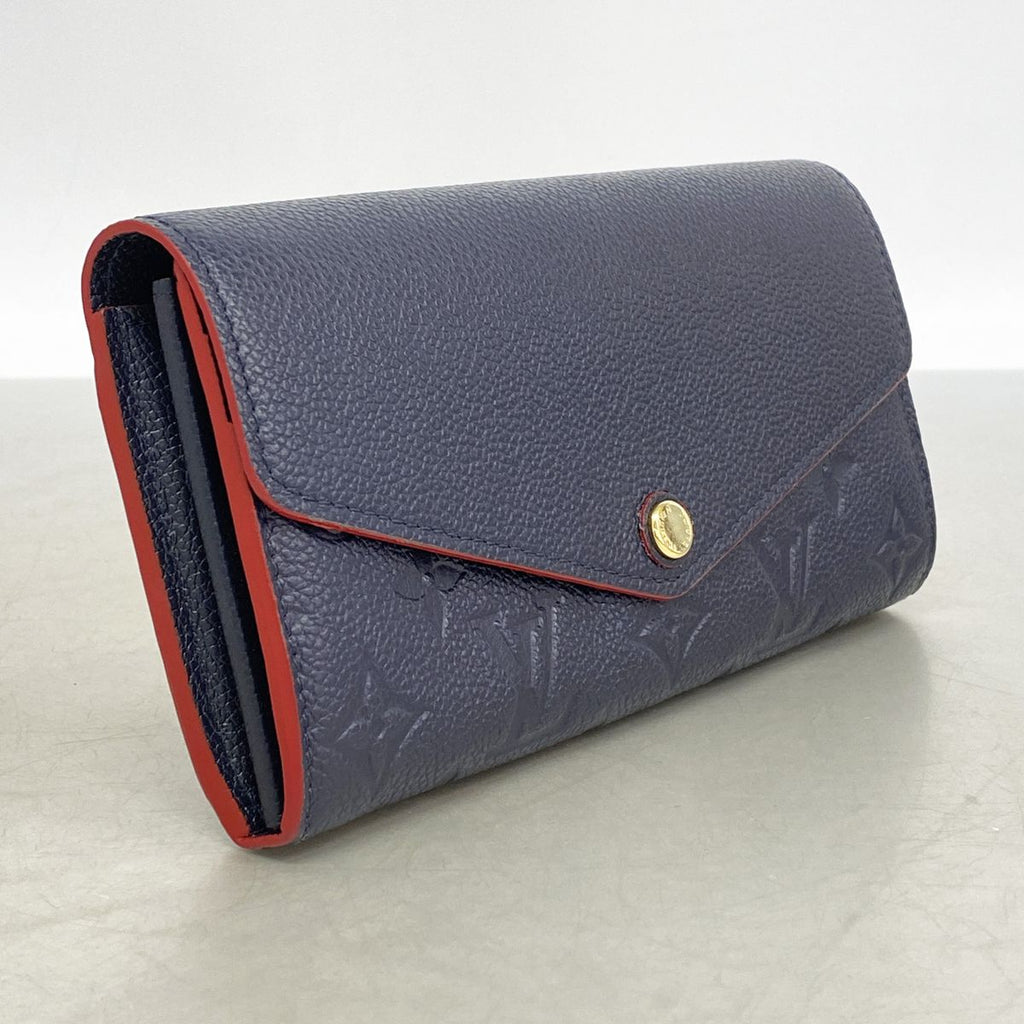 Louis Vuitton Wallet Monogram Empreinte Portefeuille Sarah Marine Rouge — view 2
