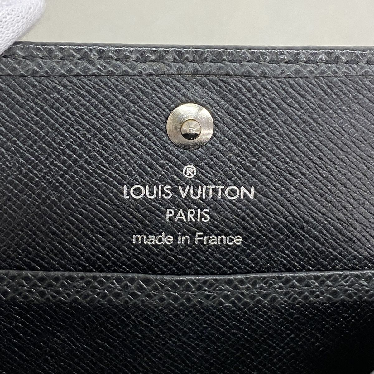 Louis Vuitton Coin Purse Taiga Portefeuille Monnaie Boite Ardoise — view 4