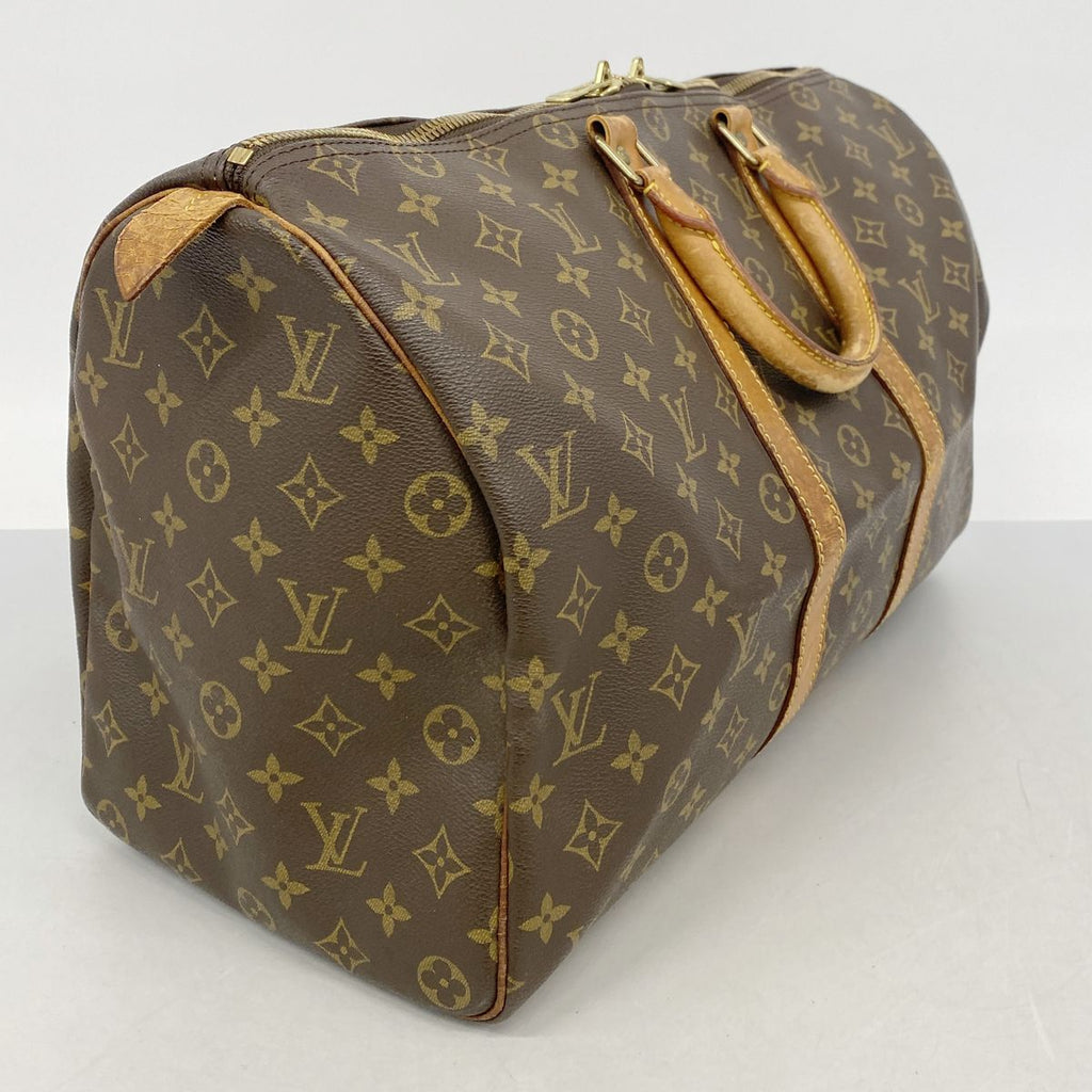 Louis Vuitton Boston Bag Monogram Keepall 45 Brown — view 2