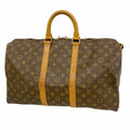 Louis Vuitton Boston Bag Monogram Keepall 45 Brown