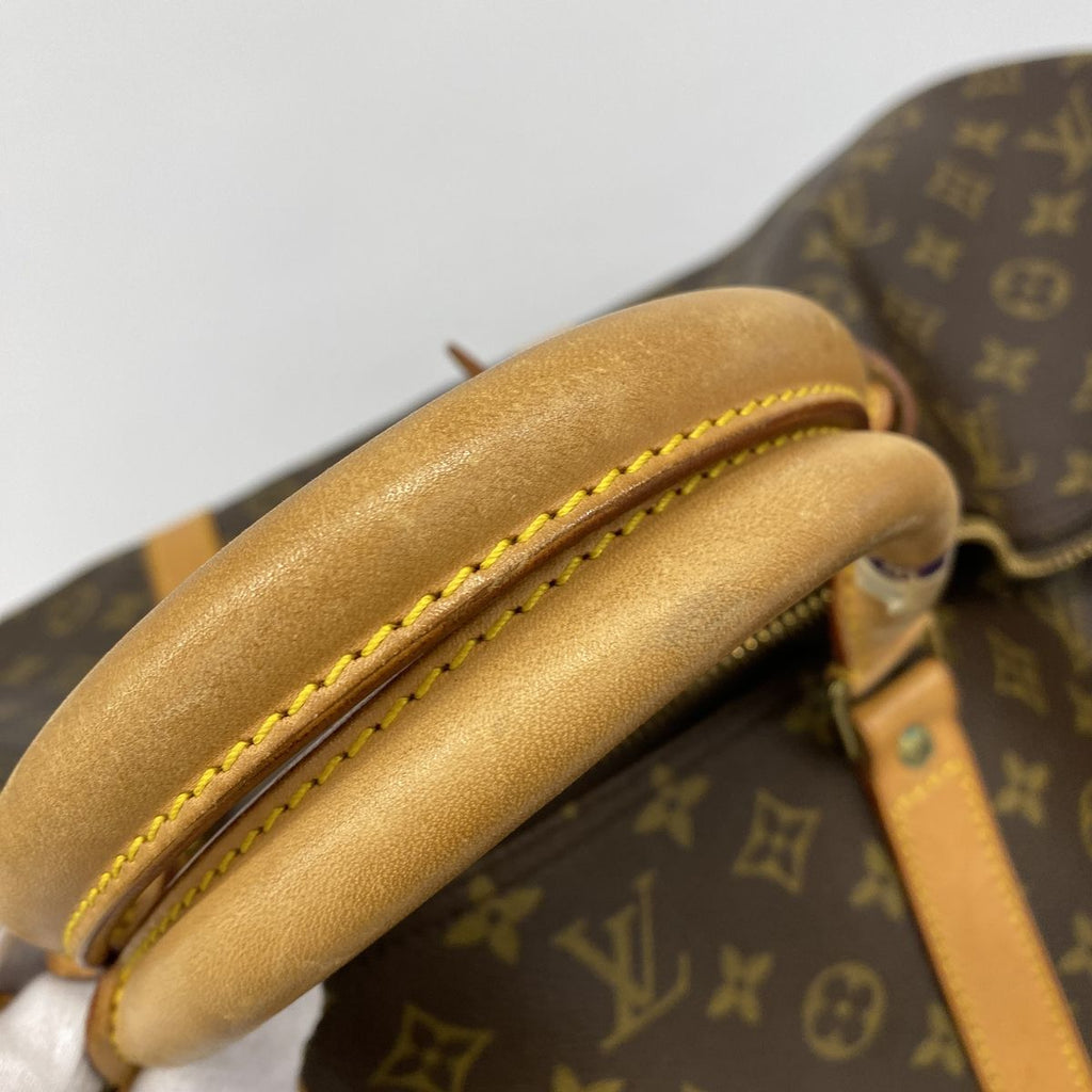 Louis Vuitton Boston Bag Monogram Keepall 60 Brown — view 8