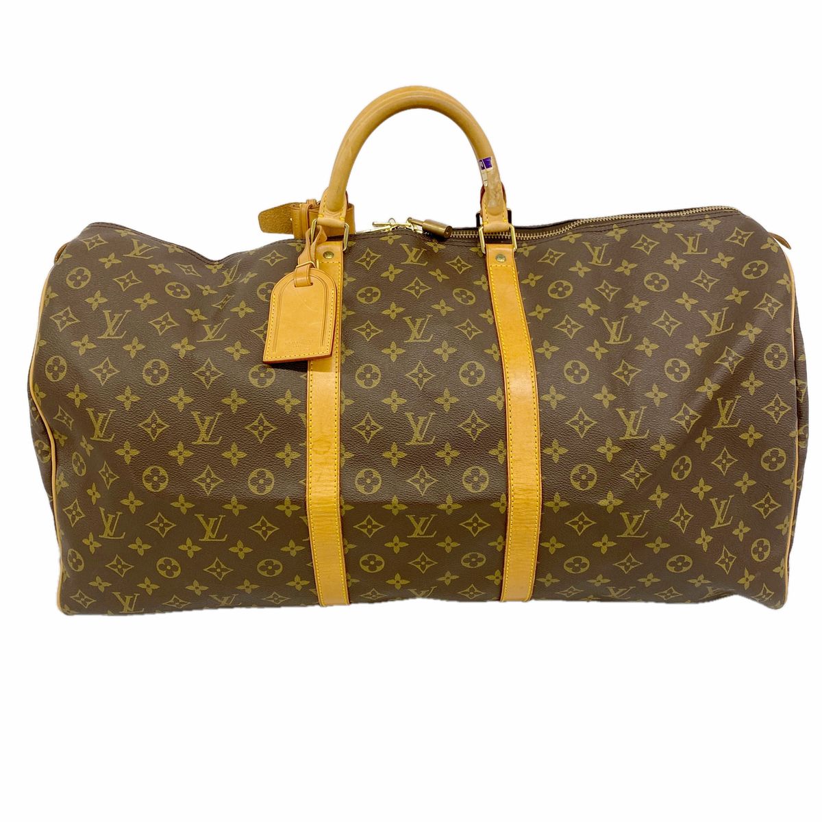Louis Vuitton Boston Bag Monogram Keepall 60 Brown