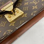 Louis Vuitton Handbag Monogram Concorde Brown — view 7