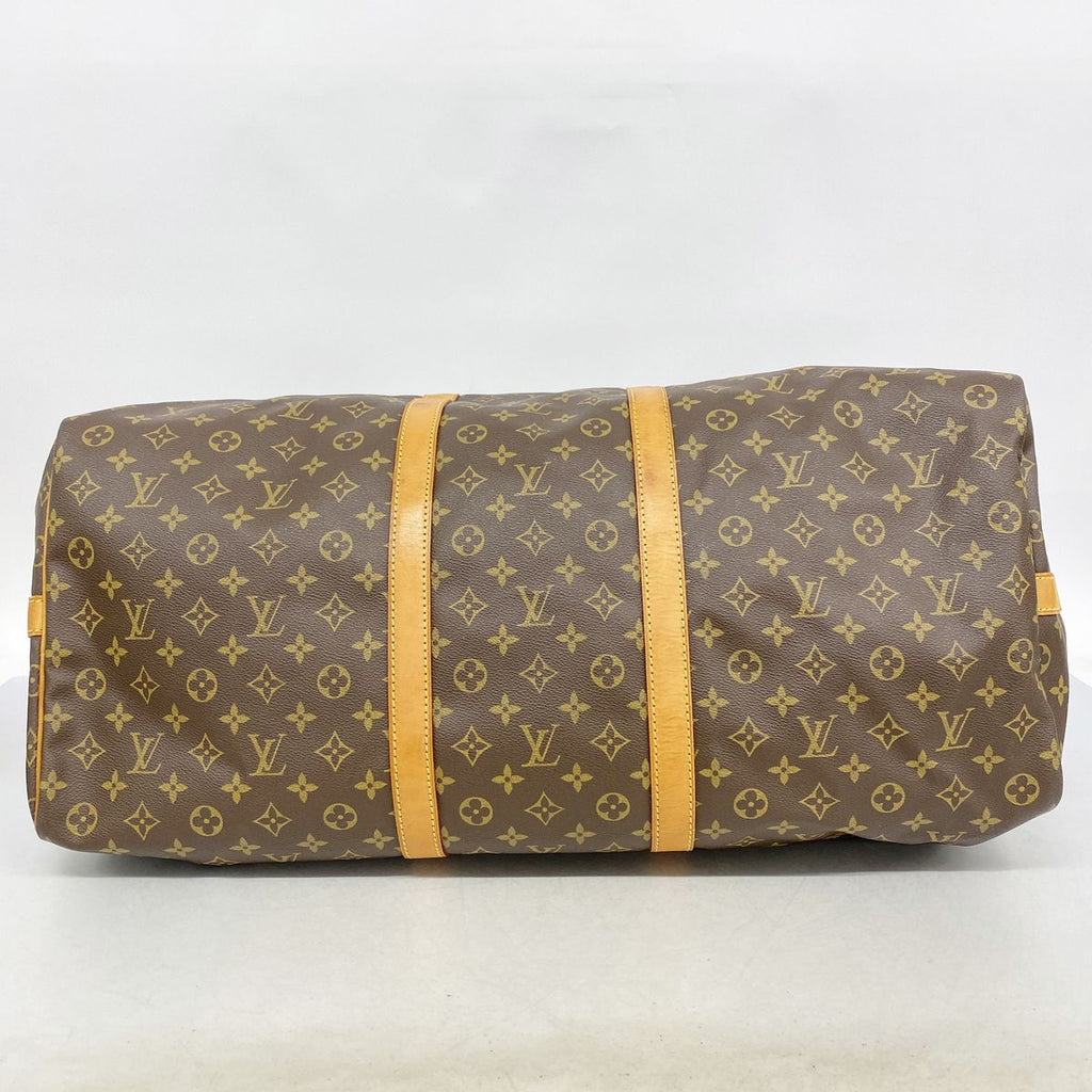 Louis Vuitton Boston Bag Monogram Keepall Bandouliere 60 Brown — view 3