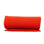 Hermes Shoulder Bag Herbag Zip PM Toile Military Rouge Ladue Silver — view 3
