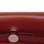 Hermes Shoulder Bag Herbag Zip PM Toile Military Rouge Ladue Silver — view 8