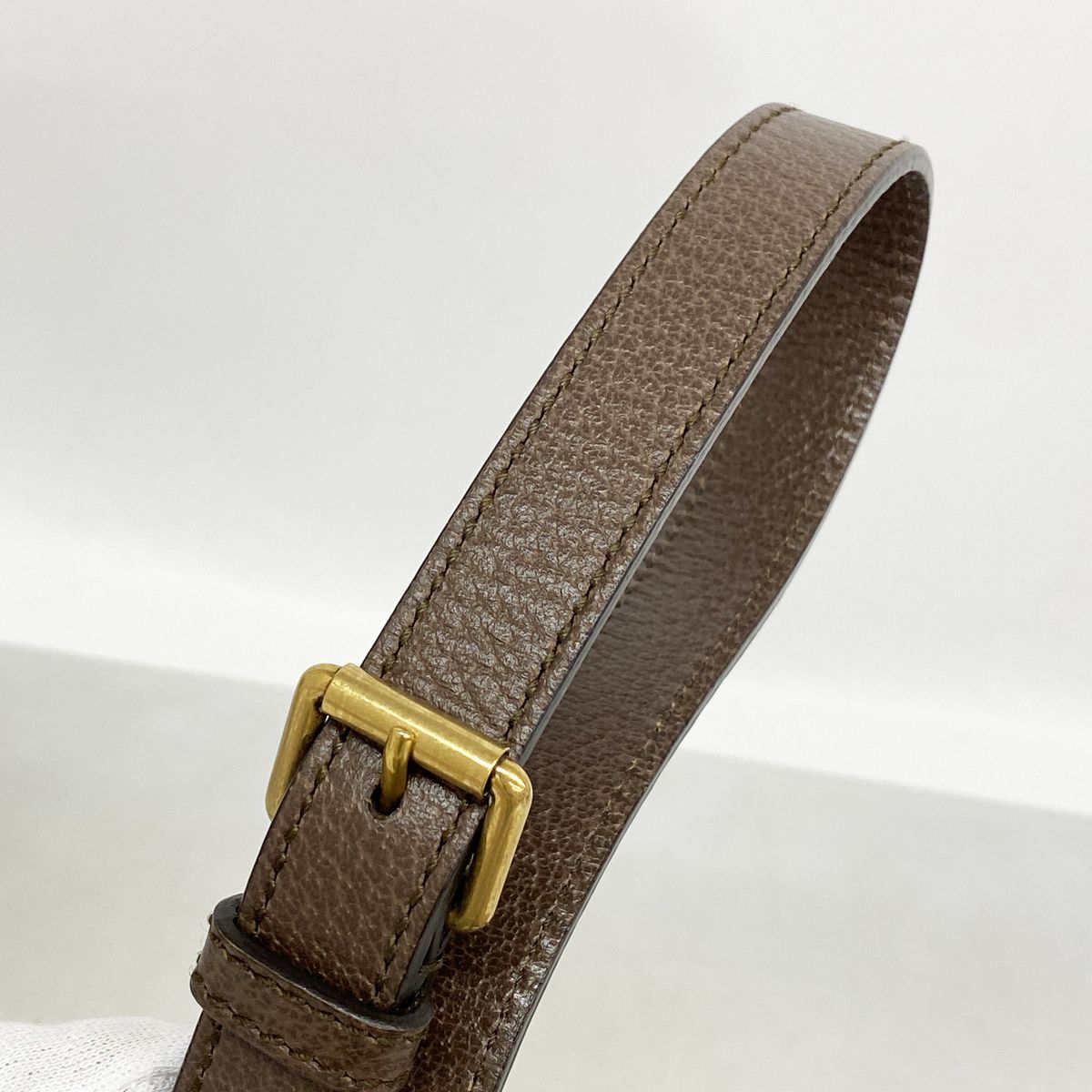 Gucci Shoulder Bag Ophidia Brown Beige Gold — view 8
