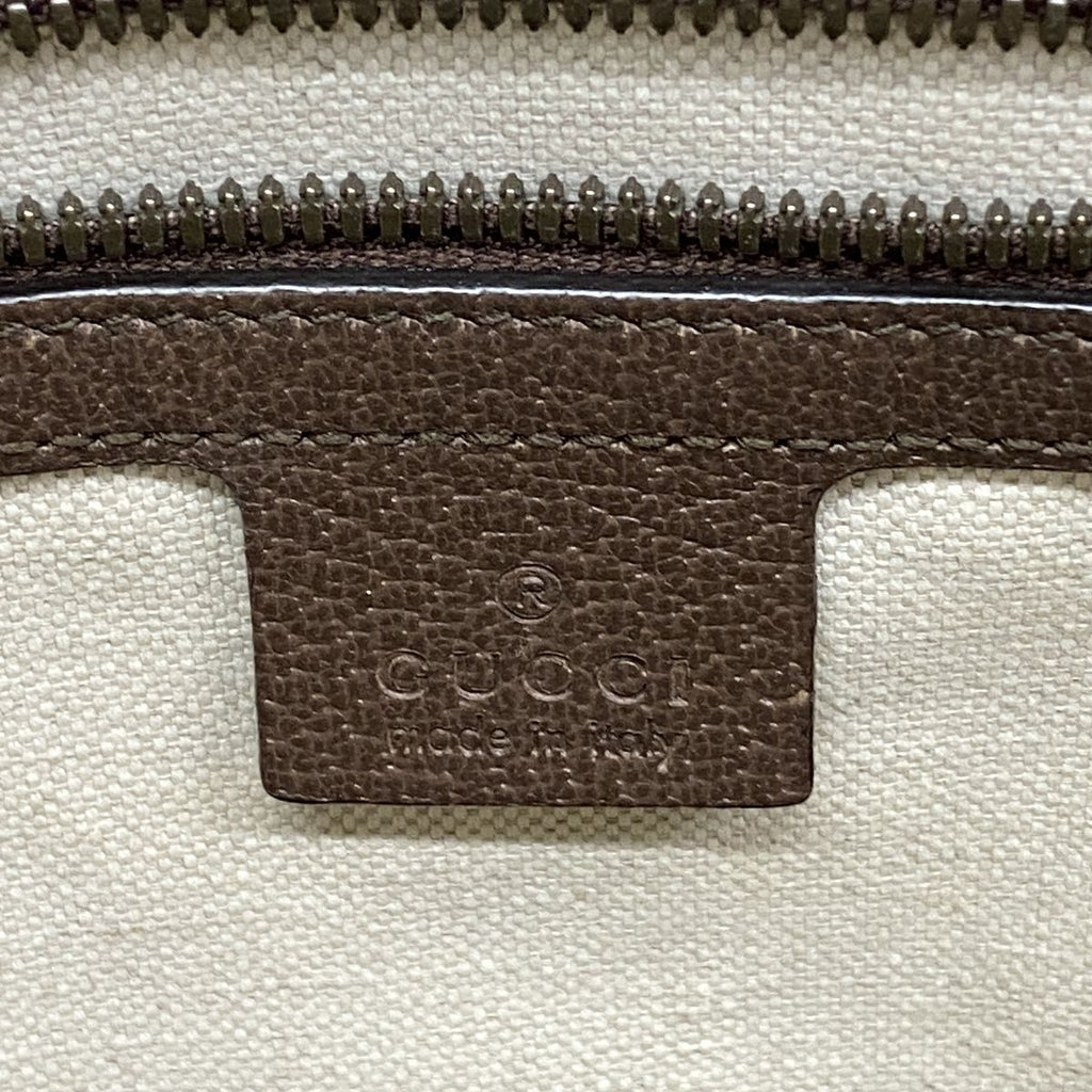 Gucci Shoulder Bag Ophidia Brown Beige Gold — view 5