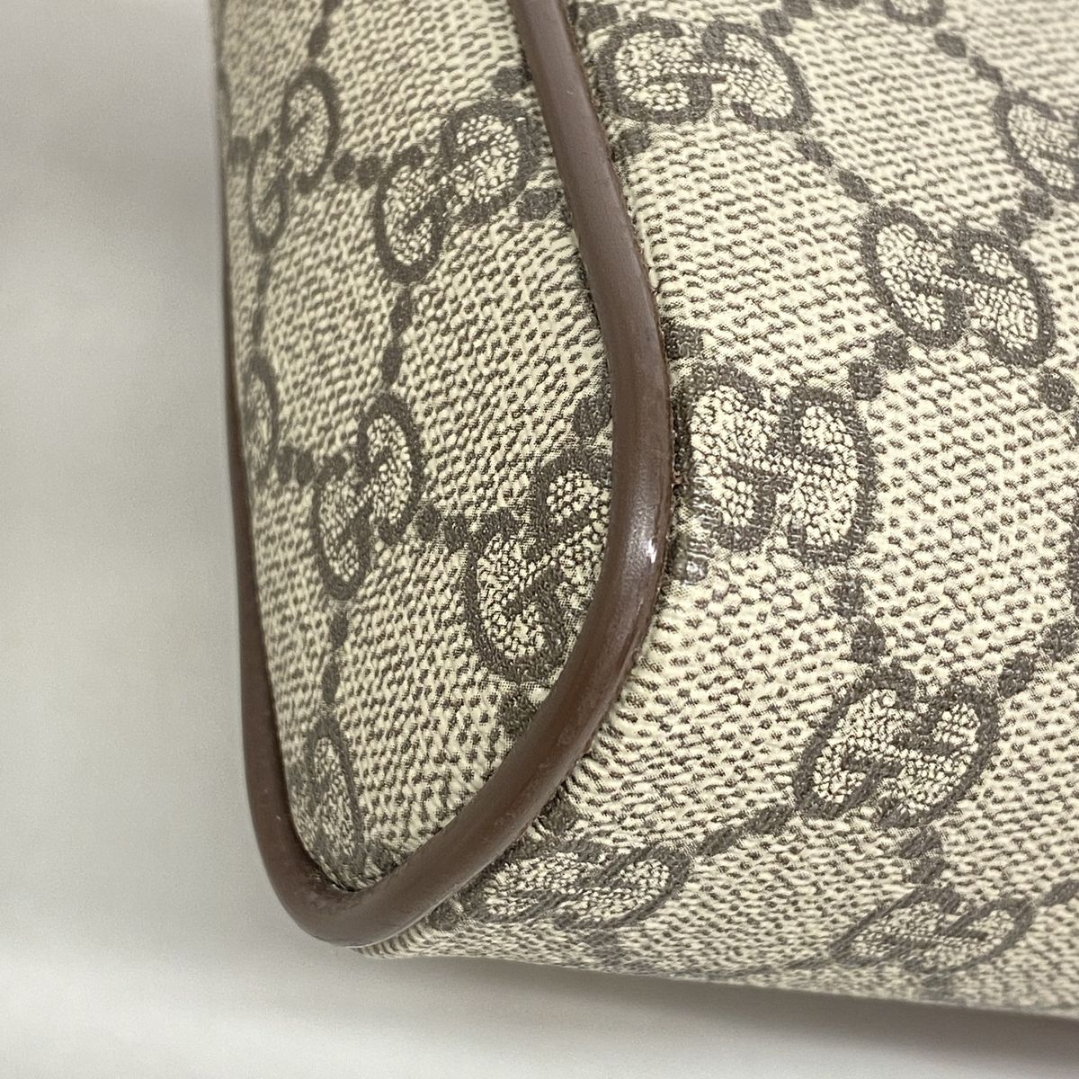 Gucci Shoulder Bag Ophidia Brown Beige Gold — view 7