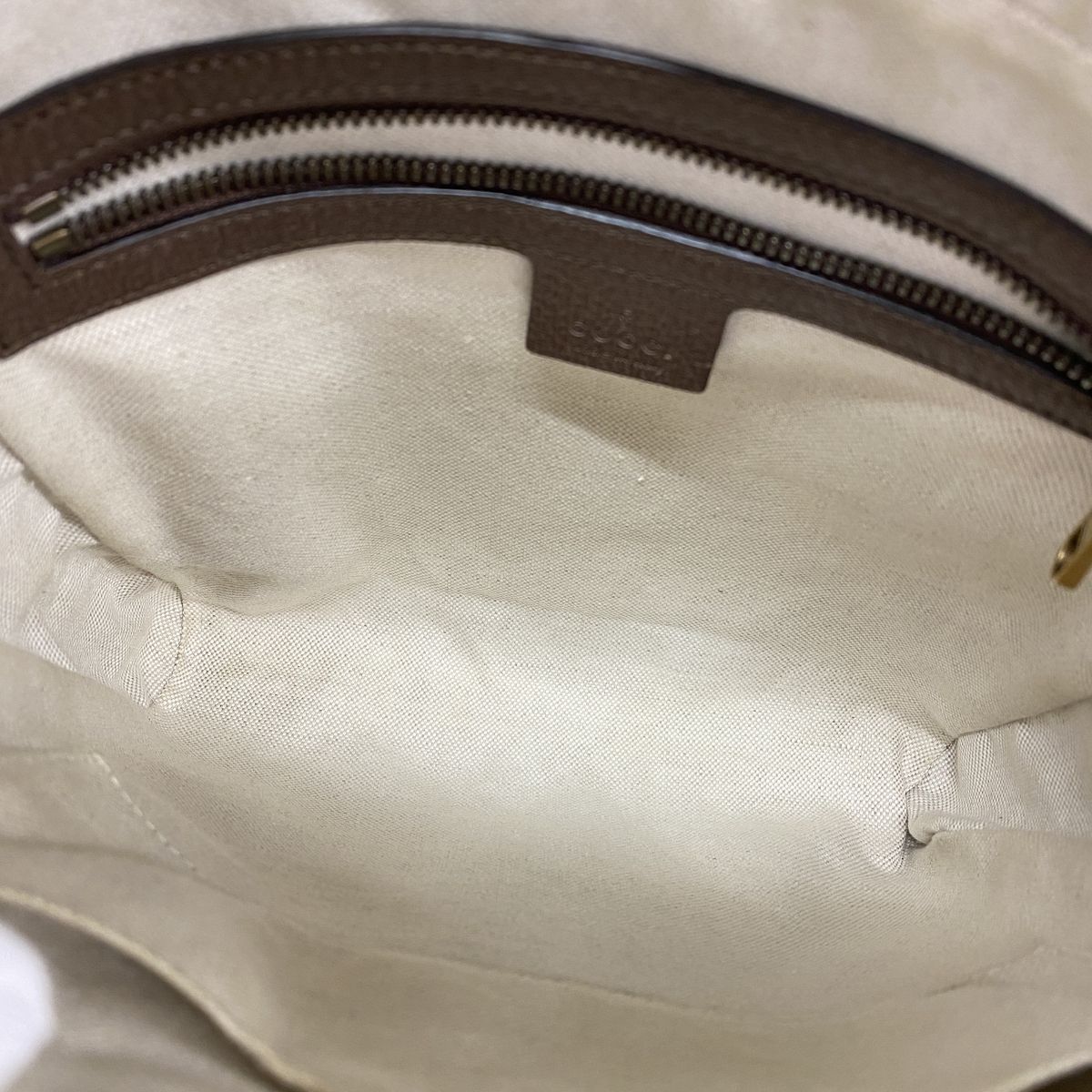 Gucci Shoulder Bag Ophidia Brown Beige Gold — view 4