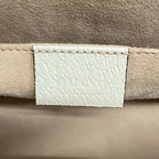 Gucci Shoulder Bag Ophidia Leather Ivory Gold — view 5