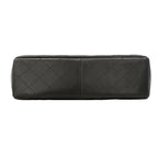 Chanel Shoulder Bag Maxi Quilted Lambskin Black Silver — view 3