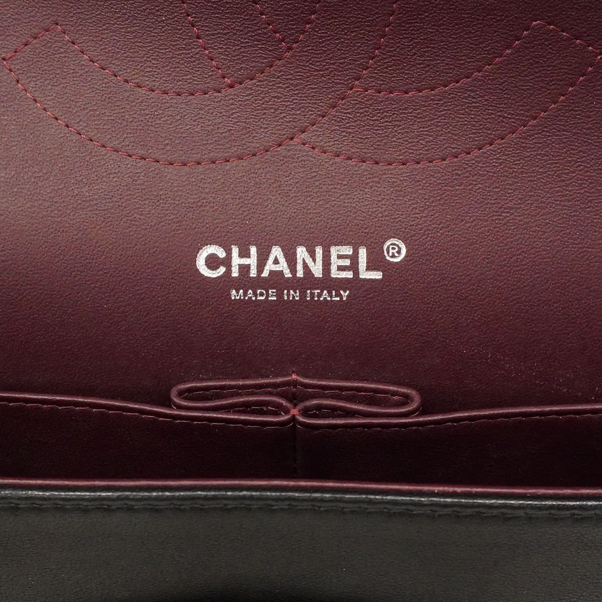 Chanel Shoulder Bag Maxi Quilted Lambskin Black Silver — view 5