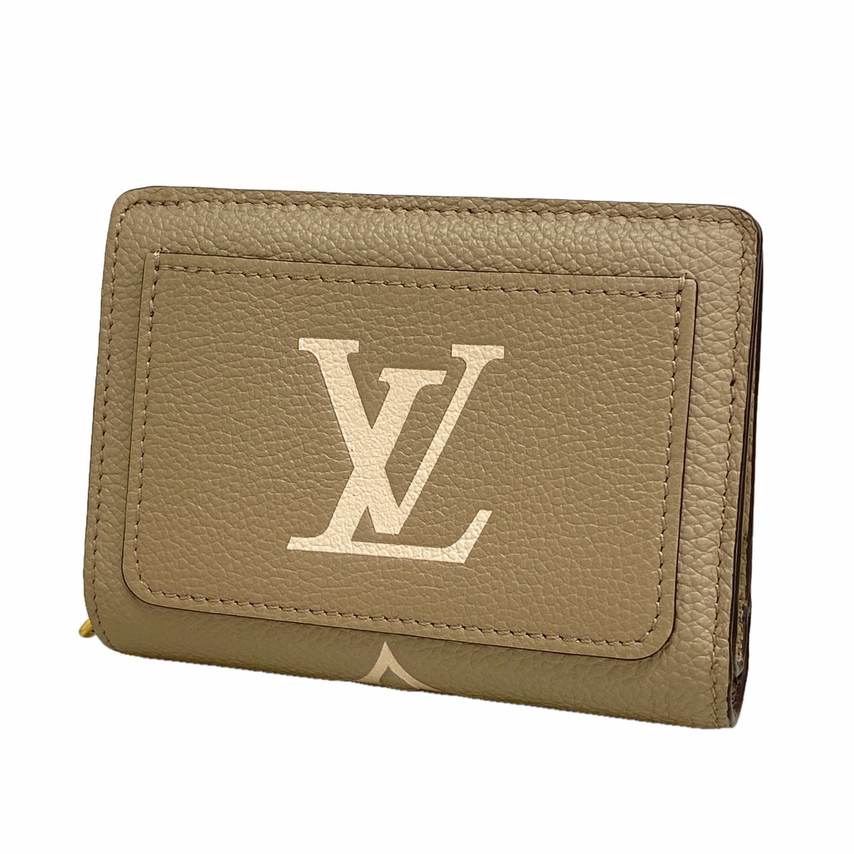 Louis Vuitton Wallet Monogram Empreinte Bicolor Portefeuille Clair Tourterelle