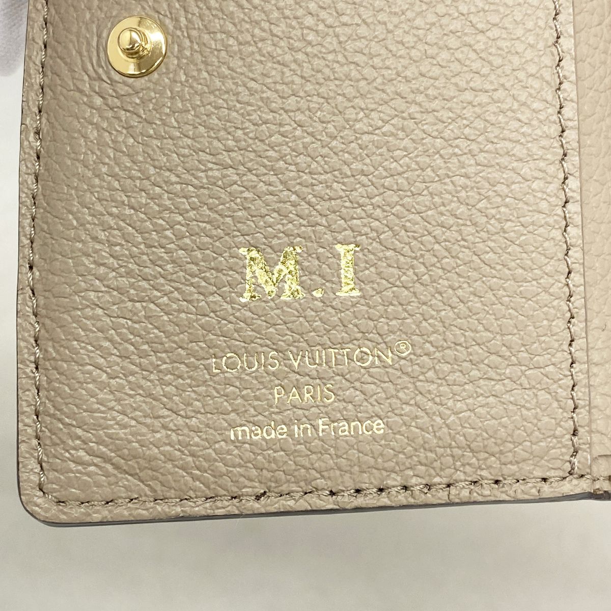 Louis Vuitton Wallet Monogram Empreinte Bicolor Portefeuille Clair Tourterelle — view 4