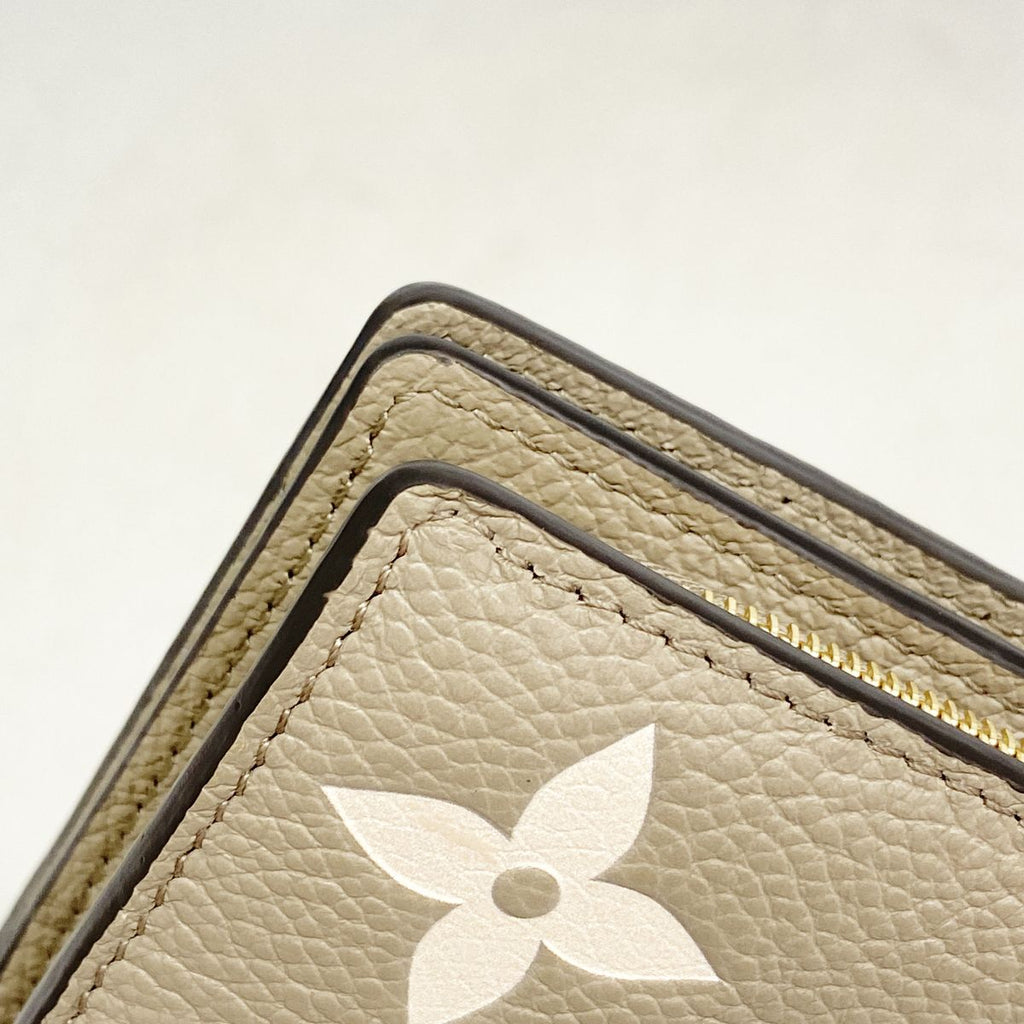 Louis Vuitton Wallet Monogram Empreinte Bicolor Portefeuille Clair Tourterelle — view 6