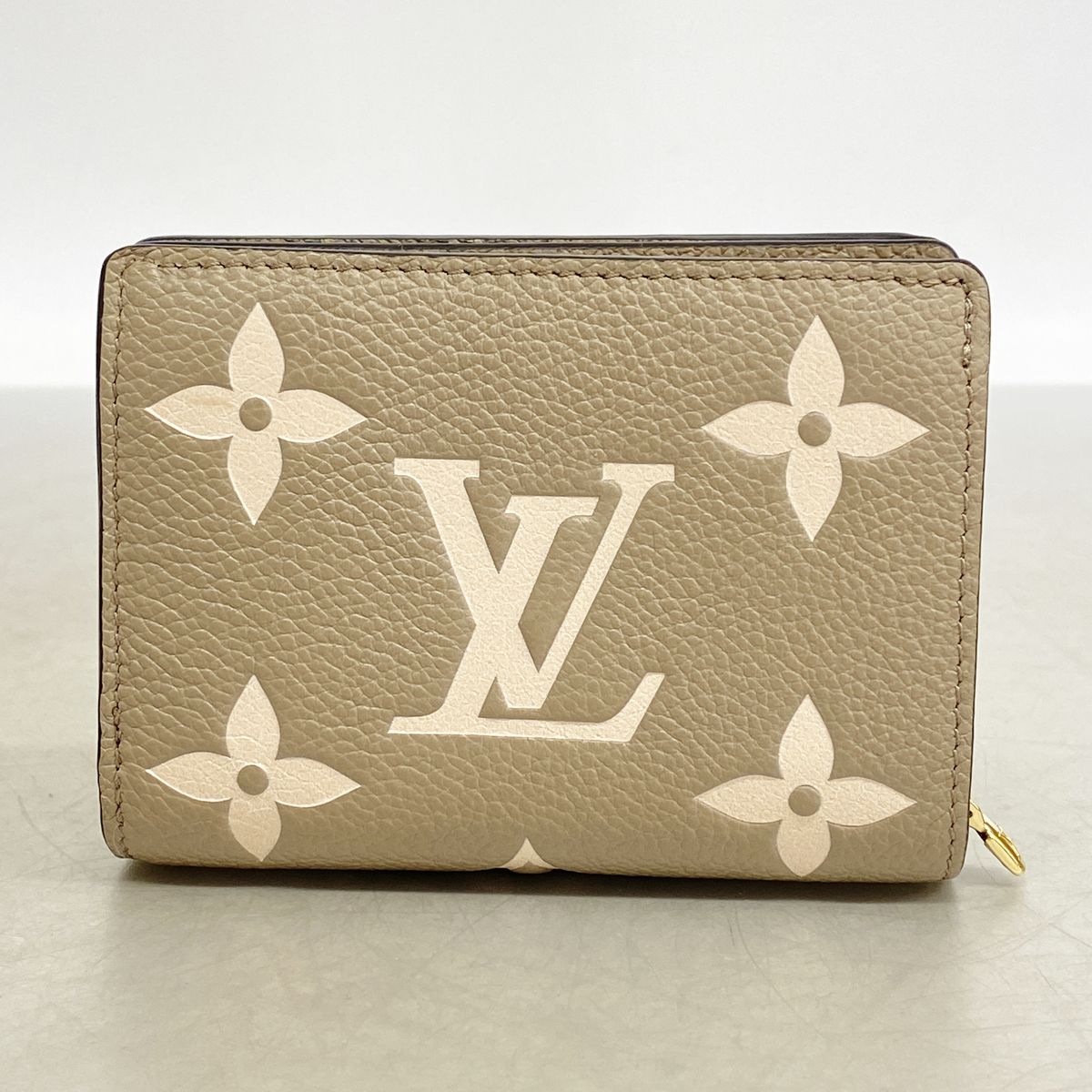 Louis Vuitton Wallet Monogram Empreinte Bicolor Portefeuille Clair Tourterelle — view 7