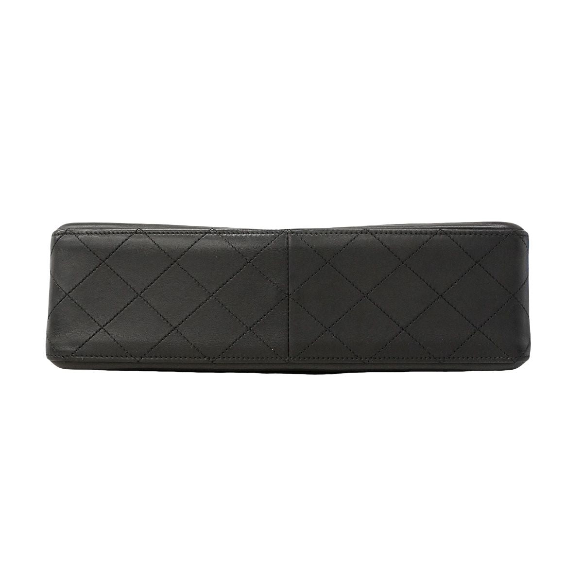 Chanel Shoulder Bag Quilted Lambskin Black Gold — view 3