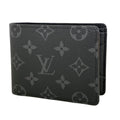 Louis Vuitton Billfold Monogram Eclipse Portefeuille Multiple Black Wallet