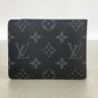 Louis Vuitton Billfold Monogram Eclipse Portefeuille Multiple Black Wallet — view 6