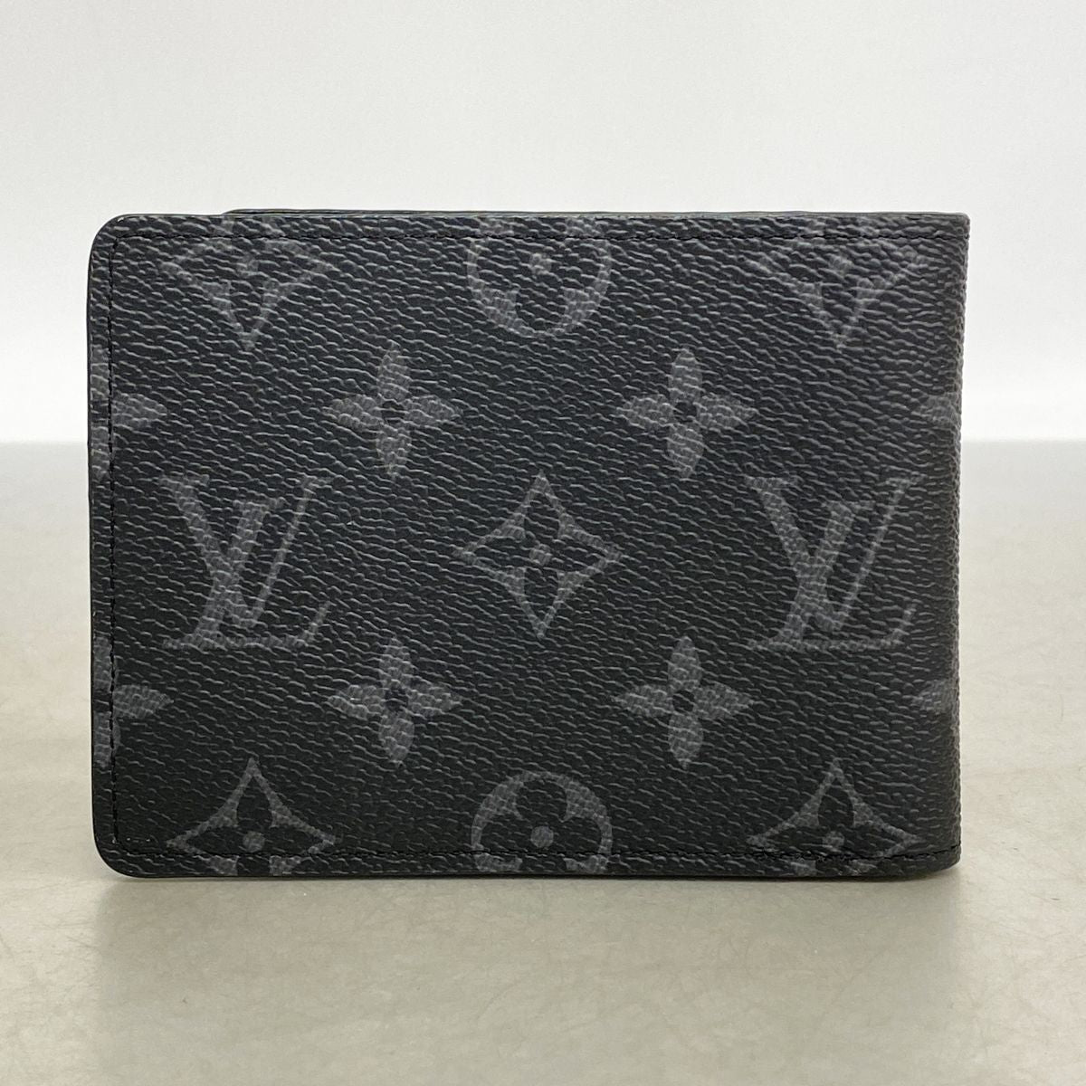 Louis Vuitton Billfold Monogram Eclipse Portefeuille Multiple Black Wallet — view 6