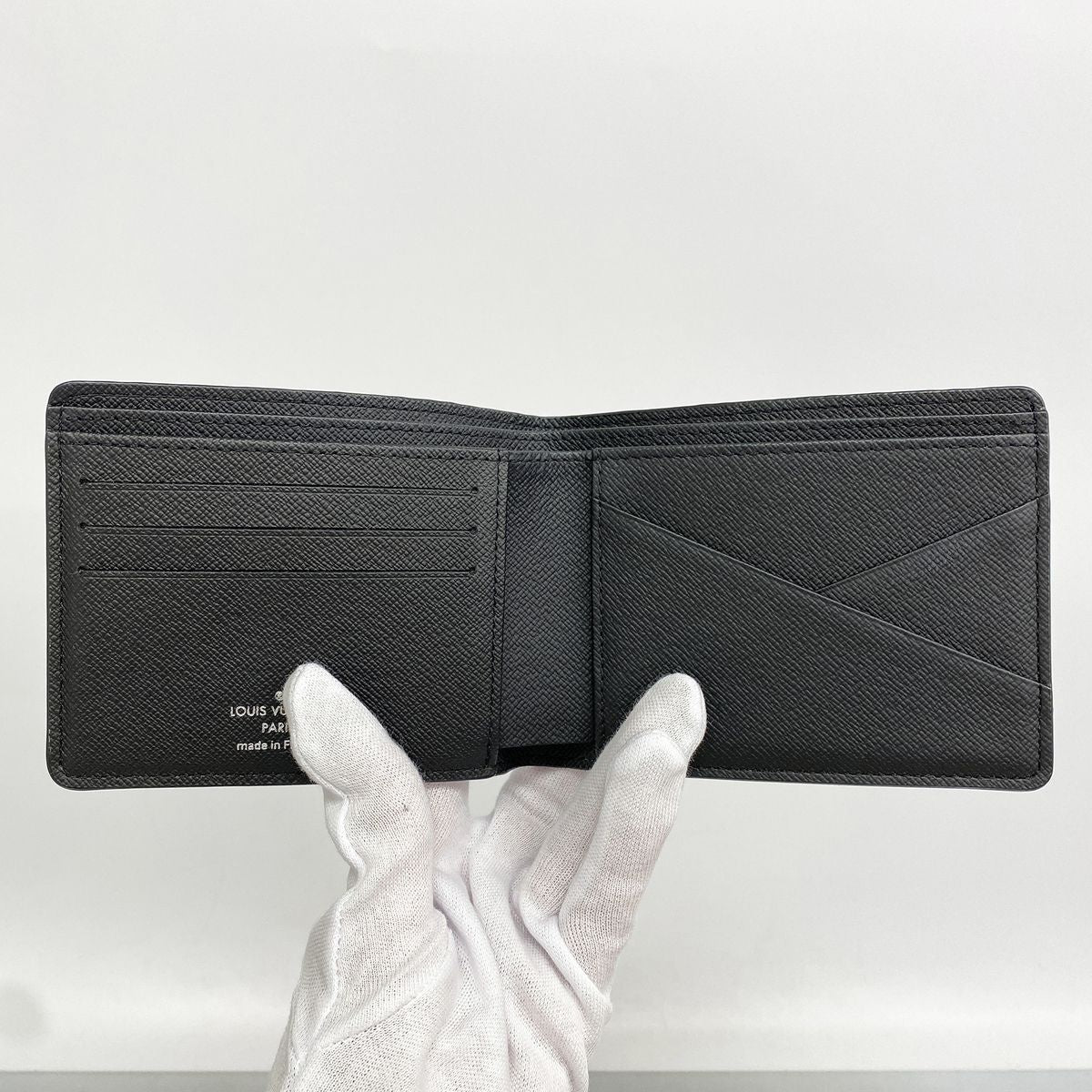 Louis Vuitton Billfold Monogram Eclipse Portefeuille Multiple Black Wallet — view 3