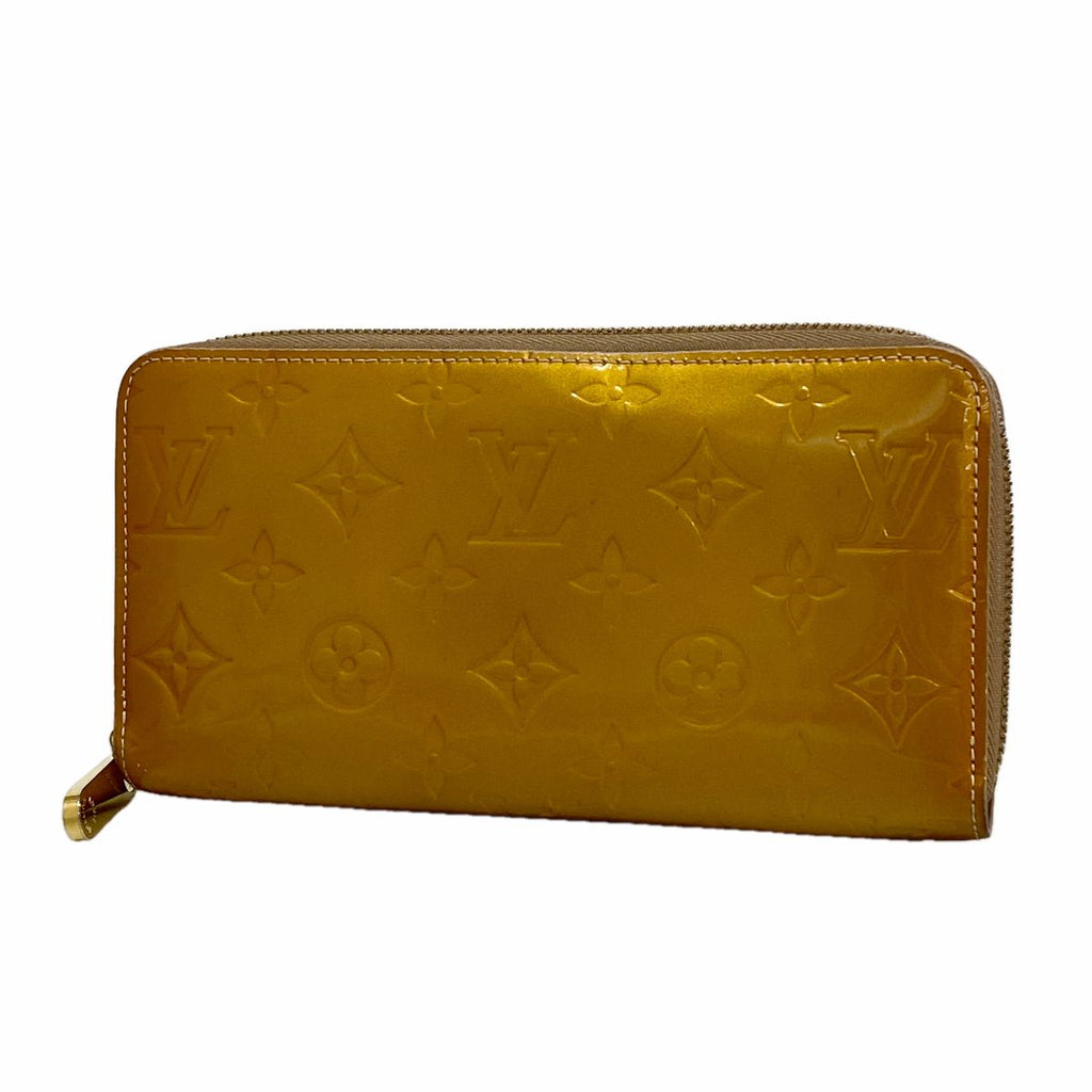 Louis Vuitton Wallet Vernis Zippy Beige Poodle