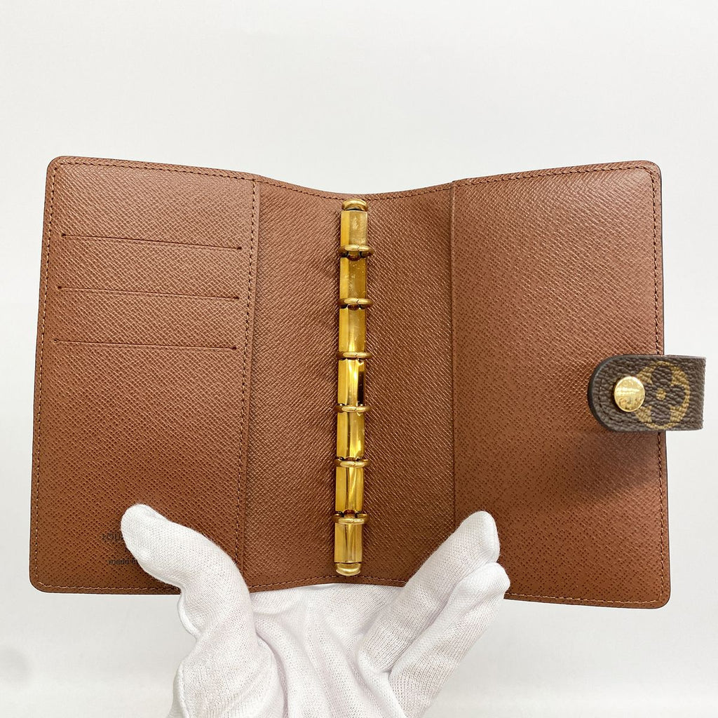 Louis Vuitton Notebook Cover Monogram Agenda PM Brown — view 3