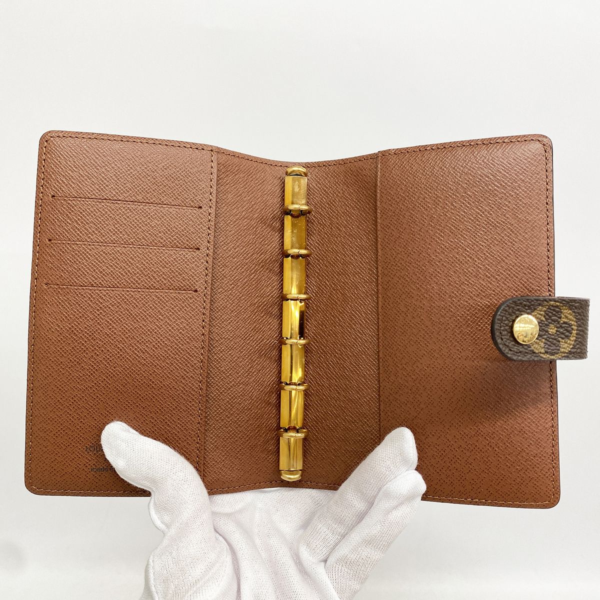 Louis Vuitton Notebook Cover Monogram Agenda PM Brown — view 3