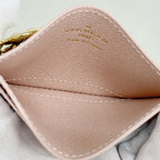 Louis Vuitton Card Case Monogram LV Charm Brown — view 3