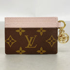 Louis Vuitton Card Case Monogram LV Charm Brown — view 6